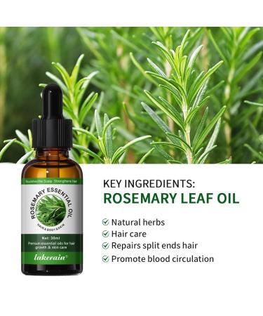 LADYFOX Organic Rosemary Oil - 100% Pure Natural Hair Growth & Skin Care 1.01 Fl Oz - Buy Online on GoSupps.com