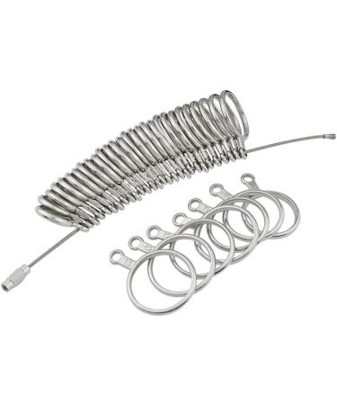 Ring Sizer Measuring Tool Set - 31 Pieces Metal Gauge for Jewelry Sizing with Half Sizes - Buy Online on GoSupps.com