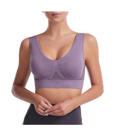 RTDGCV such as Hot Cakes Hohler Sport Breaking Active Sport Comfortable Wireless Women-Sport Unterwashing BH Retro Look Sport BH Big Breasts 4xl C