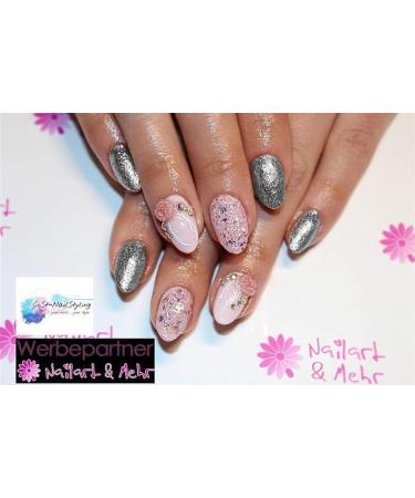 N+M SUPREME CHROME-GEL Silver-Jewels Effect Gel | Glitter Nail Art - Non-Opaque Wow Factor for Stunning Manicures - Buy Online on GoSupps.com