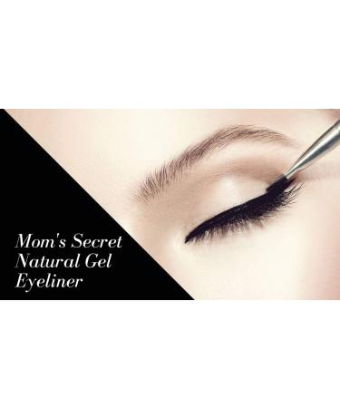 Mom's Secret Black Gel Eyeliner - Vegan & Organic | Made in USA | 0.11 oz - Buy Online on GoSupps.com