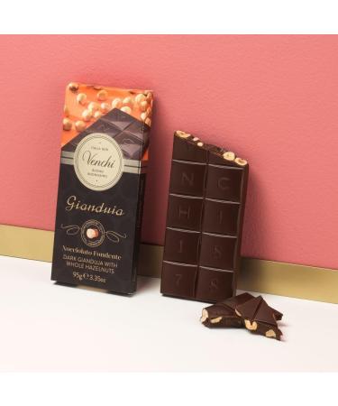 Venchi - Tablette de Chocolat Noir au Gianduja et Noisettes du Pi mont IGP enti res 100 g - Sans gluten - Buy Online on GoSupps.com