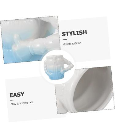 Frcolor Bowl for Foaming Razor Foam - Funny Coffee Cup Shaving Accessories | Shaving Foam Tool for Men | Perfect Gift - Buy Online on GoSupps.com