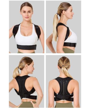 Back Brace Posture Corrector Spine Shoulder Lumbar Waist Support Belt with Adjustable Wide Straps Improve Sitting and Standing Poor Posture (Size : Small) (Small) (Large) - Buy Online on GoSupps.com