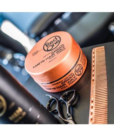 Red One Full Strength Hair Styling Wax with Argan Oil - Matt Finish 150ml Set of 2 for Ultimate Hold - International Shipping Available - Buy Online on GoSupps.com