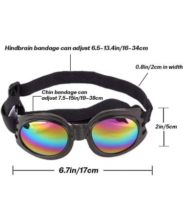 2Pcs Stylish Pet Glasses - Dog Sunglasses for UV Protection & Windproof Eyewear - Buy Online on GoSupps.com