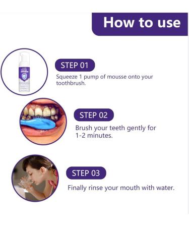 Teeth Repair Foam & Whitening Mousse | Pain-Sensitive Relief Fresh Breath Deep Clean | FOAM TOTASE - Stronger Teeth & Healthier Gums - Buy Online on GoSupps.com
