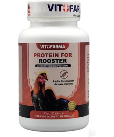 Protein Blend for Rooster Chicken - Whey & Egg Albumin Supplement - 100 Tablets | Premium Nutrition for Gallos - Buy Online on GoSupps.com