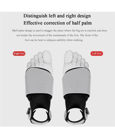 Adjustable Drop Foot Brace Orthosis for Nerve Injury - Ankle Splint Support for Hemiplegia & Stroke - Lightweight Design Left Side Medium Size - Buy Online on GoSupps.com