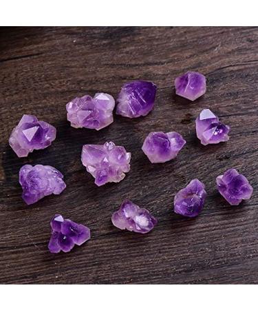 50/100g Natural Amethyst Raw Quartz Small Cluster Reiki Stone Crystal Point Specimen Home Decor Raw Crystals - Crystal Cluster (Color : Random delivery Size : 100g) 100g Random delivery - Buy Online on GoSupps.com