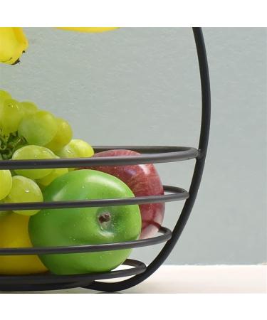 Kitchen Countertop Fruit Rack Fruit Basket Fruit Basket Bowl Wire Fruit Basket with Banana Hanger Fruit Bowl for Kitchen Countertop Storage Banana Holder with Fruit Storage Fruit Trays (Color : A) - Buy Online on GoSupps.com