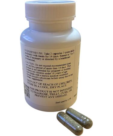 3D's Essentials Herbal Supplement Black Walnut Wormwood Clove Moringa Neem Pumpkin Seed 56 Capsules 950mg Proprietary Blend - Buy Online on GoSupps.com