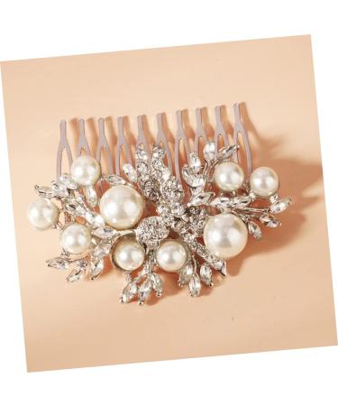 SKISUNO Bridal Comb Wedding Hair Comb Bride Hair Comb Bridal Rhinestone Hair Comb Bridal Hair Comb Wedding Hair Accessory Bridesmaid Hair Comb Pearls Hair Comb - Buy Online on GoSupps.com