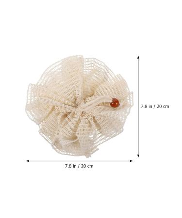 Healifty Bath Loofahs: Ramie Fiber Shower Mesh Pouf Body Scrubber Balls - 2pcs for Women - Buy Online on GoSupps.com