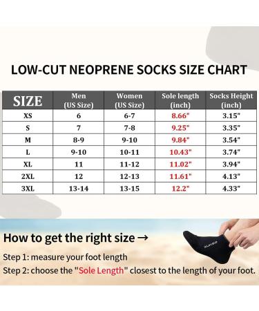 XUKER 3mm Neoprene Sand-Proof Beach Volleyball Water Socks | Diving Boots for Water Sports | Outdoor Activities | Flatlock-Low Cut | Small - Buy Online on GoSupps.com