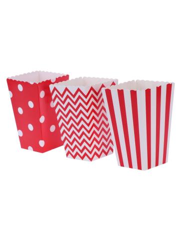 JECOMPRIS 48pcs Gift Bag White Decor The Birthday Hoilday Candy Bar Bag Tulip Lamp Shade Replacement Snack Packing Gift Pouch Snacks Container Gift Sacks Red European and American Party Bag medium Red