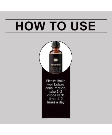 Gouttes bronzantes sans soleil boire | Compl ment de bronzage oral | Brillance naturelle ensoleill e | Hydratant | Longue dur e | 60 ml | Parfait pour le visage et le corps - Buy Online on GoSupps.com