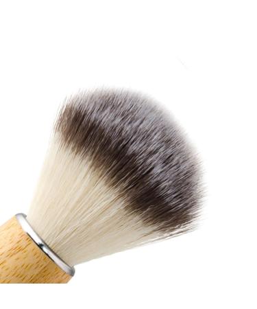 Folpus Beard Shaving Brush - Lightweight Nylon Synthetic Bristles Portable Men's Shaving Cream Brush for Home & Travel - Buy Online on GoSupps.com