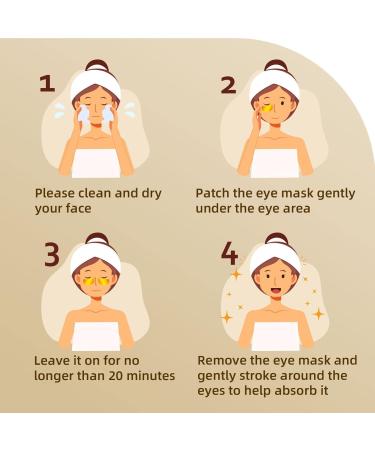 Under Eye Mask (20 Pairs) - Collagen Eye Gel Patches & Vitamin C Eye Patches for Dark Circles Puffiness Anti-Aging - Hydrating Gel Treatment for Men & Women by Panda Beauty - Buy Online on GoSupps.com