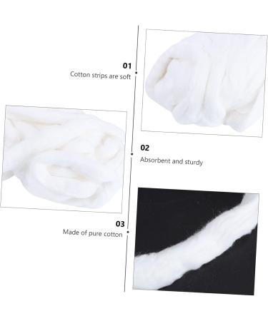 FOMIYES Pure Cotton Strips - Medium Cosmetic Makeup & Degreasing Pads for Salon Use | 1 Roll - Buy Online on GoSupps.com