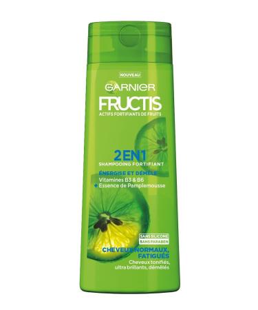 Garnier Fructis Color Resist Strength & Shine 2 in 1 Fortifying Shampoo for Normal to Tired Hair 250 ml