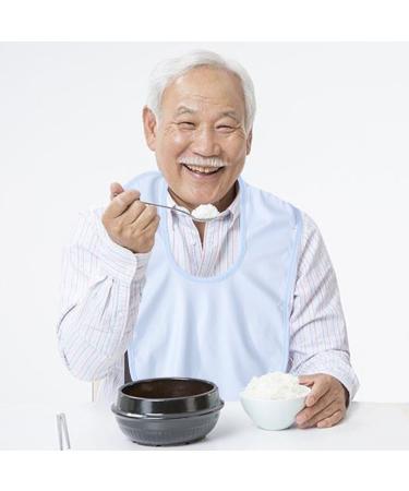 Adult Bib Reusable and Washable Bib for Elderly Seniors Disabled Women Men Waterproof Adult Elder Mealtime Bib Clothing Protector Bib with Crumb Catcher Eating Aprons Art Smocks - Buy Online on GoSupps.com