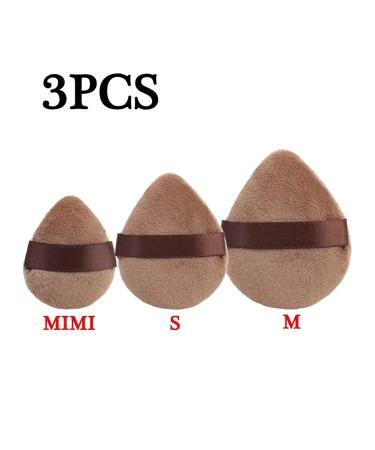 SBTRKT Dual Use Powder Puff - Soft Velvet Makeup Sponge for Face & Eye Contouring | 3PCS Washable Cosmetic Puff Accessories - Buy Online on GoSupps.com