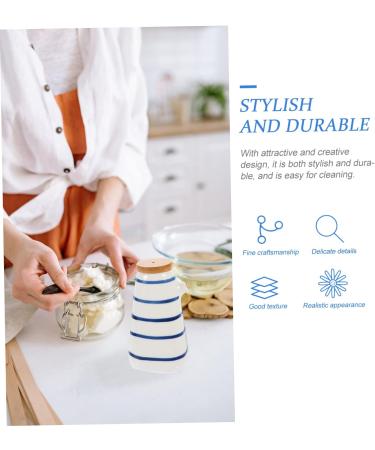 Zerodeko Terrarium Oil Dispenser 6pcs Kitchen Sauce Bottle Liquid White Soy Sauce Vinegar Olive Oil Dispenser Salad Dressing Container 13X7.5X4.3CMx6pcs Whitex6pcs - Buy Online on GoSupps.com