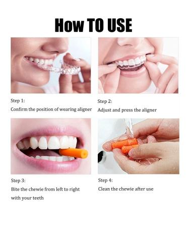 Dentosmile Invisalign Chewies Seater - Assorted Colors, Carry Case, Eco-Friendly - Pack of 10 - Buy Online on GoSupps.com