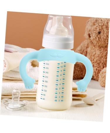 Vaguelly 2pcs Bottle Handle Milk Bottle Grips Silicone Bottle Grip Bottle Grip Milk Bottle Accessories Bottle Grip Bottle Grip Child Feeding Bottle Silica Gel Feeder 14.00X5.00X5.00CM Sky-blue - Buy Online on GoSupps.com
