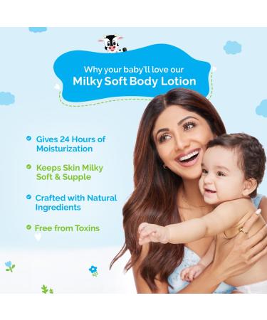 MAMAEARTH Milky Soft Body Lotion with Oats Milk & Calendula 13.53 Fl Oz (400ml) - Buy Online on GoSupps.com