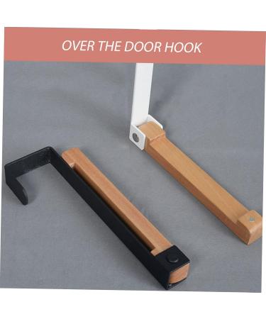 Baluue Hanger Hooks Door Hook Hanging Coat Mounted Coat Hooks Wall Mounted Towel Hangers Behind Door Hanger Outdoor Light Hooks 17.5X16CM Black - Buy Online on GoSupps.com