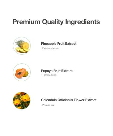 Korean Skincare Enzyme Peeling Gel - OxygenCeuticals Daily Botanicals | Improves Acne Scars Blackheads & Pore Size | Non-Abrasive Formula for All Skin Types - 2.54 oz - Buy Online on GoSupps.com