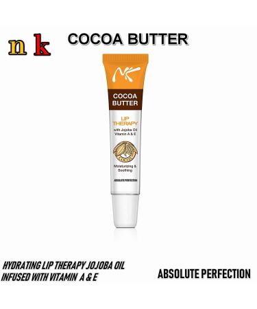 NICKA K Cocoa Butter Lip Therapy - 3 Pack | Moisturizing Lip Balm Set - Buy Online on GoSupps.com