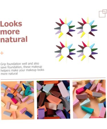 250 Pieces Triangle Makeup Sponge Triangle Cosmetic Puff Mixing Sponge Powder Puff Wet Dry Puff with Dual Use Wedge Cosmetic Puffs Makeup Puff Mixer - Buy Online on GoSupps.com
