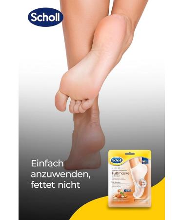 Scholl EC Intensive Nourishing Foot Mask Honey & Almond Moisturizing Care 6 Pairs of Disposable Socks (170ml) - International Shipping Available - Buy Online on GoSupps.com