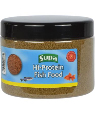 Supa Hi-Protein Crumble Fish Food 300 gram 0.5mm-0.8mm For All Coldwater and Tropical Fish Made From Premium Quality Ingredients Which Offer A Nutritionally Balanced Diet. Fish 300 g (Pack of 1) - Buy Online on GoSupps.com