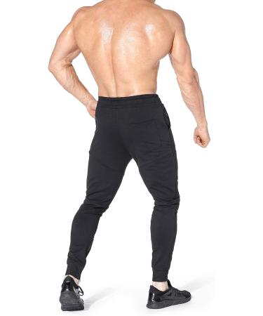 Brokig Men's Thigh Mesh Gym Jogger Pants - X-Large Black - Buy Online on GoSupps.com