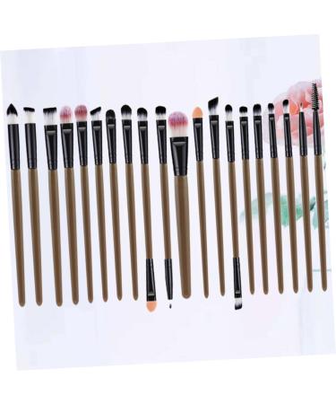 BIUDECO 20pcs Makeup Brush Kit Eyeshadow Tools Eyeliner Eyeshadow Brush Kit - Buy Online on GoSupps.com