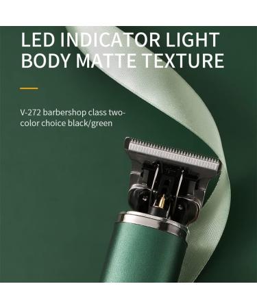 Hair Clippers for Men Electric Hair Clipper Engraving T-Shaped Blade USB Rechargeable Metal Waterproof Hair Clipper (Color : Green) - Buy Online on GoSupps.com