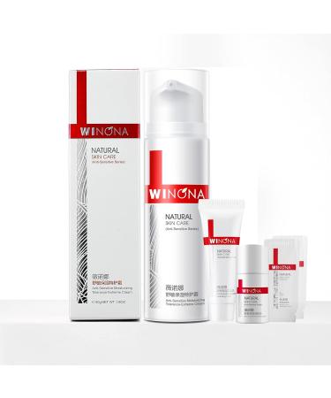 Winona Natural Skin Care Anti-Sensitive Facial Cream | 50g Soothing Moisturizer for Redness & Sensitivity - International Shipping Available - Buy Online on GoSupps.com