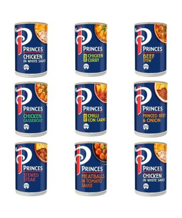 Princes - Ready Meal Bundle 9 x Tins (392g and 370g) - Buy Online on GoSupps.com