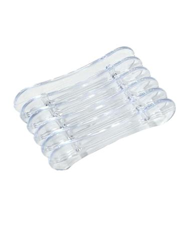 Perfeclan 5 Grid Nail Art Brush Holder Brush Display Stand Nail Brush Organizer Nail Art Pen Rest for Craft Brushes transparent