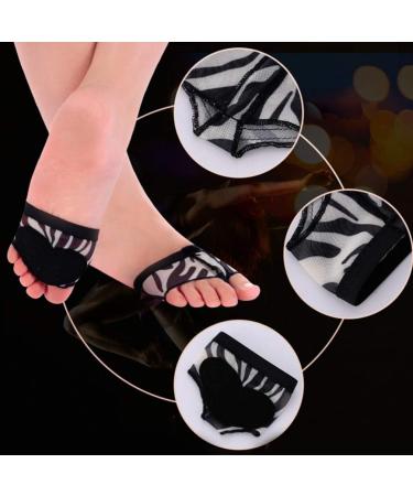 EXCEART Lyrical Dance Shoes Socks - Half Sole Foot Cushions & Metatarsal Pads for Dance Protection & Comfort - Buy Online on GoSupps.com