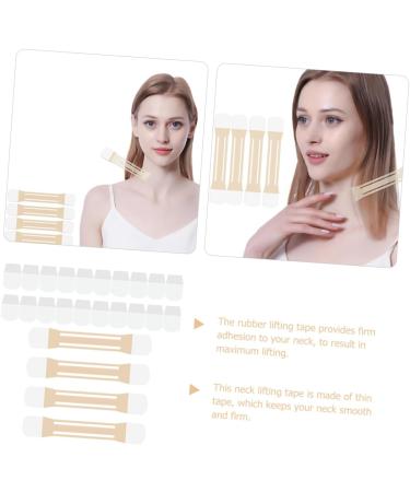 POPETPOP Neck Lifting Tape 16 Pcs Neck Lift Stickers Lifting Belt Facial Lift Tape Neck Skin Tightening Tapes Portable Patch - Buy Online on GoSupps.com