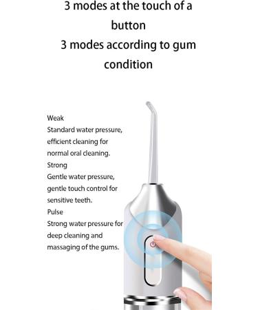 Wireless Portable Water Flosser - Powerful Rechargeable Oral Hygiene Tool for Braces Care - Waterproof Pink Toothpick - Buy Online on GoSupps.com