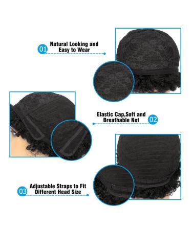 Fereowth Ombre Brown Pixie Cut Wig - Premium Real Hair Short Straight Wig for Women (1B/30) - Versatile & Stylish - Buy Online on GoSupps.com