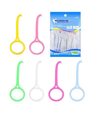 Aligner distance tool for invisible braces 30 pieces dental floss sticks for orthodontic invisible braces extractor orthodontic braces distance tools
