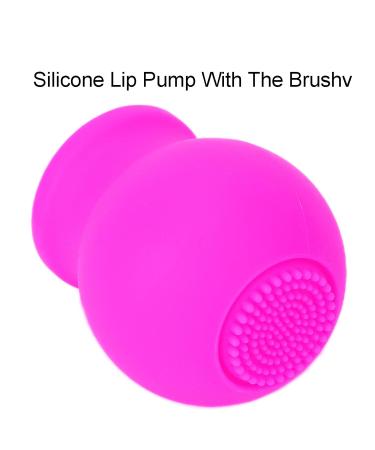 Silicone Lip Plumper Device for Women - Fast Beauty Lip Pump with Brush (Pink) | Enhance Your Lips Effortlessly - Buy Online on GoSupps.com