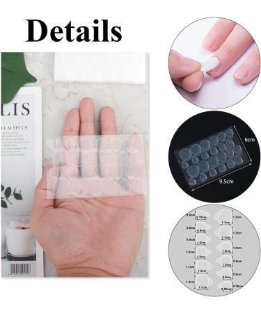 LIONVISON 50 Sheets Nail Adhesive Tabs - Double-Sided Waterproof Breathable Nail Glue Stickers for False Nails - 1200 Pcs Jelly Gel Nail Tape - 50 Sheet Pack - Buy Online on GoSupps.com